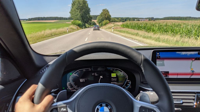 BMW 545e тест драйв