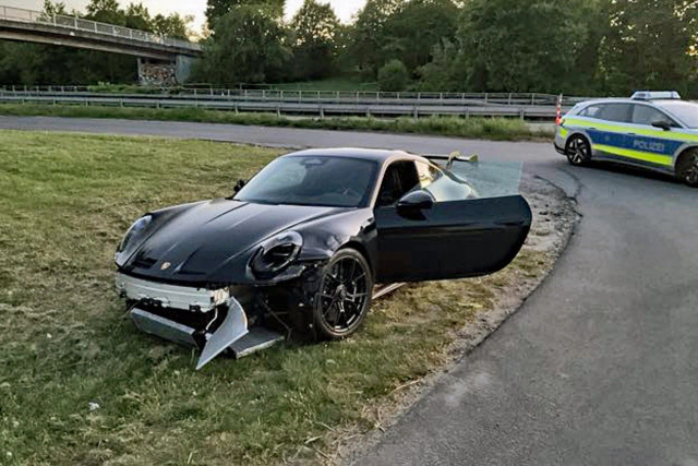 Porsche 911 GT3 катастрофа