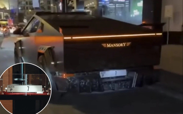 Cybertruck Mansory скъп номер 