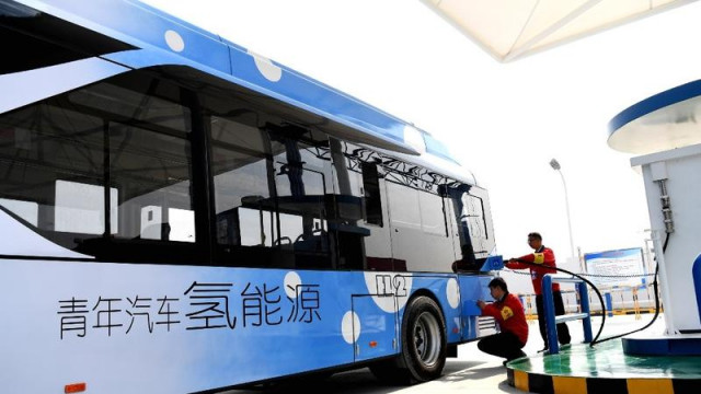 водород, автобус, Китай