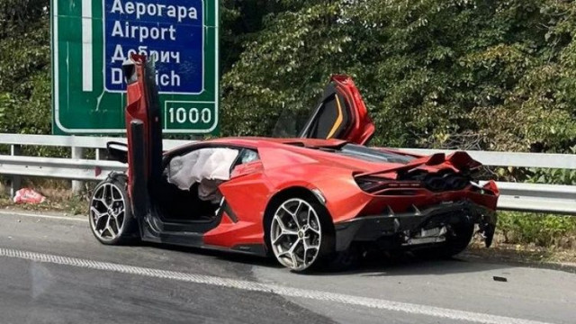 Lamborghini Revuelto катастрофа