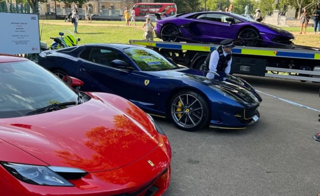 конфискувани автомобили, Лондон, акция, застраховка