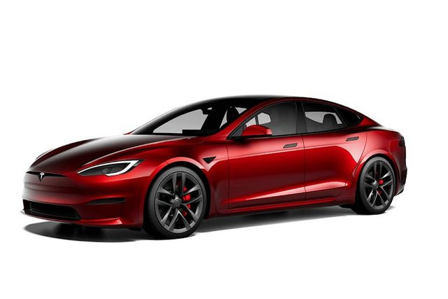 Tesla нова червена боя