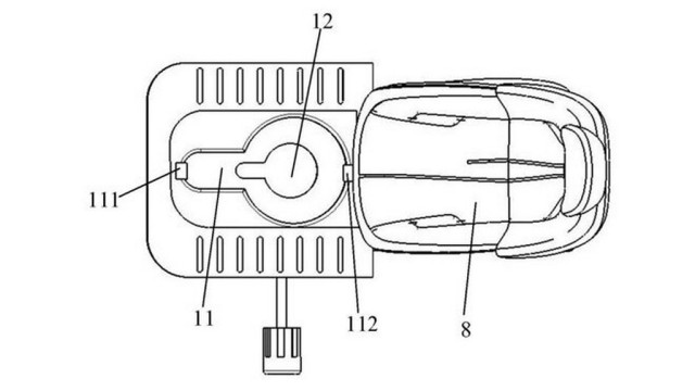 Seres, патент, вградена тоалетна