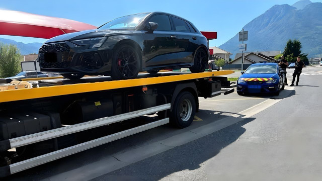 Audi конфискувана кола