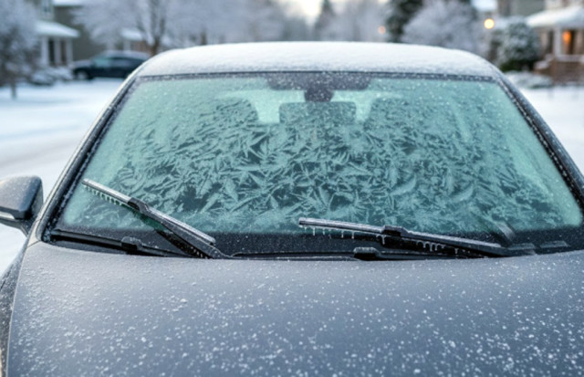 замръзнало стъкло