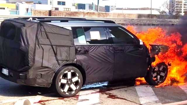 Hyundai прототип пожар