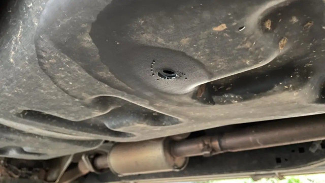 пробит резервоар