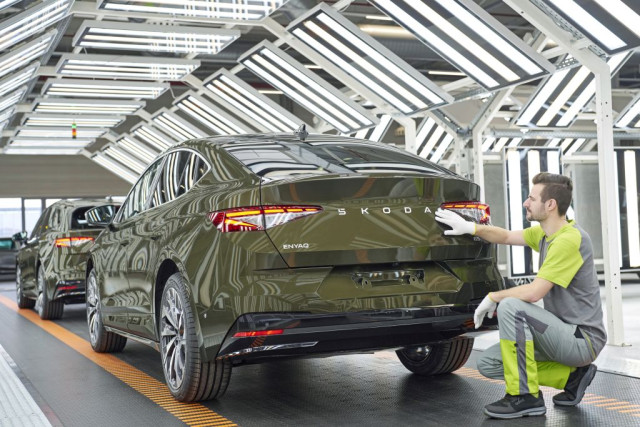 Skoda Enyaq, производство