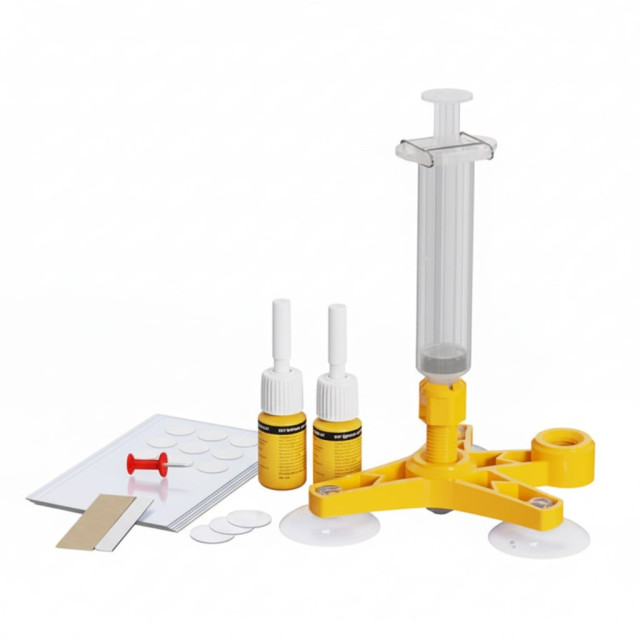 предно стъкло, пукнато стъкло, пукнатина