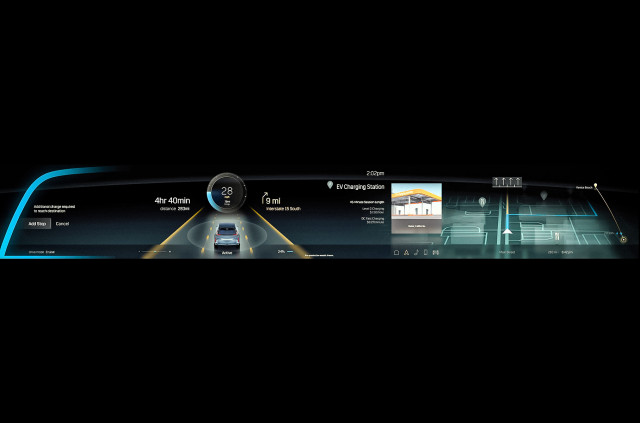 Cadillac Lyriq екран