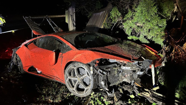 Lamborghini Huracan, катастрофа, злополука