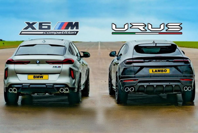 BMW X6 M срещу Lamborghini Urus