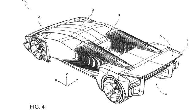 Ferrari патент аеродинамични стопове 