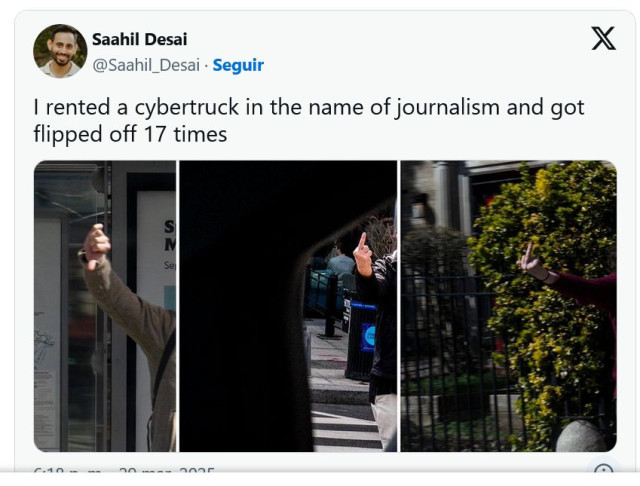 Tesla, експеримент, Cybertruck, The Atlantic, среден пръст