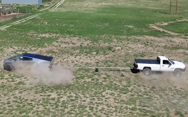 dodge ram срещу tesla cyber truck 