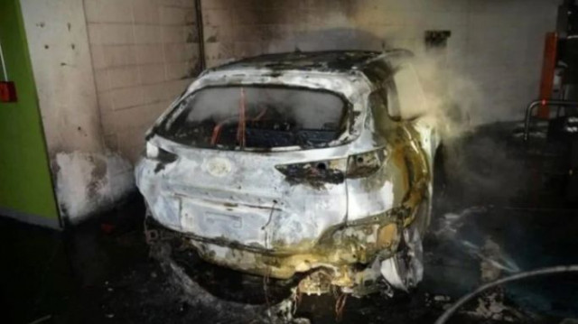 Hyundai Kona пожар
