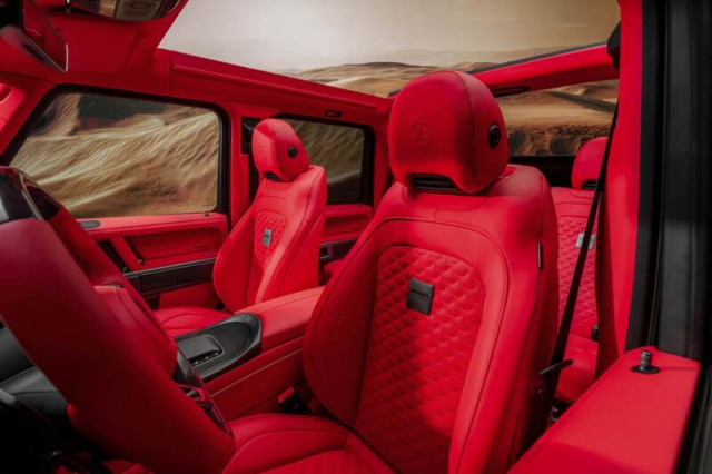  G class Brabus XL 800 Cabrio interior