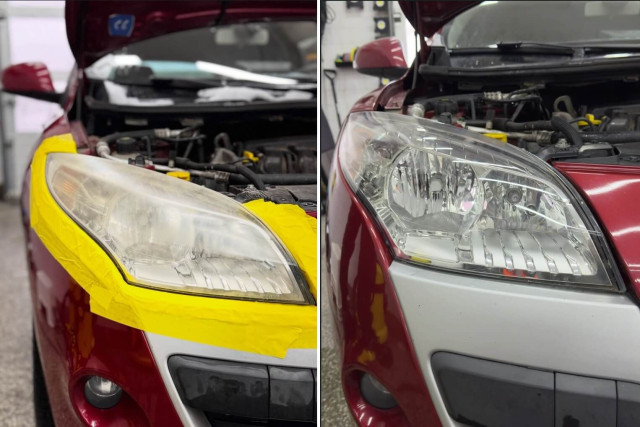 Полиране на фарове