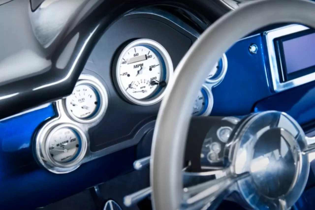 VW Karmann Ghia Blue Mamba