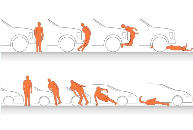 SUV пешеходци