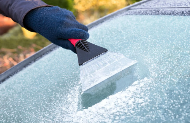 замръзнало стъкло