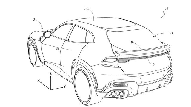 Ferrari патент аеродинамични стопове 