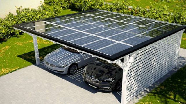 Слънчеви панели за гараж