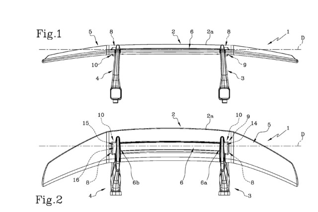 Lamborghini, магнитен спойлер, патент