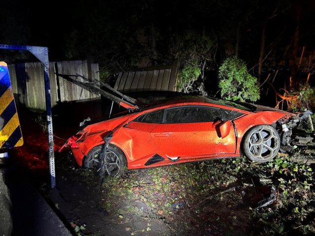 Lamborghini Huracan, катастрофа, злополука