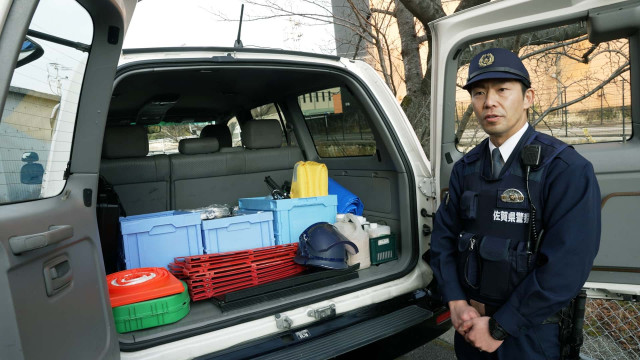 Land Cruiser на японската полиция