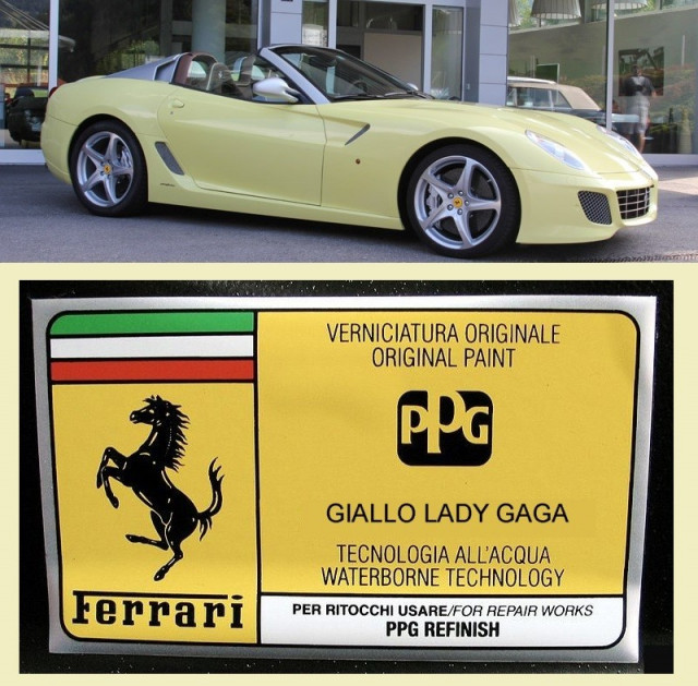Ferrari 599 SA Aperta - Лейди Гага