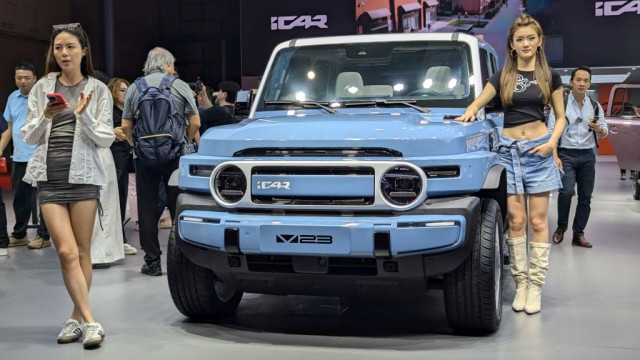 китай, Шанхай, автосалон, iCar, Chery