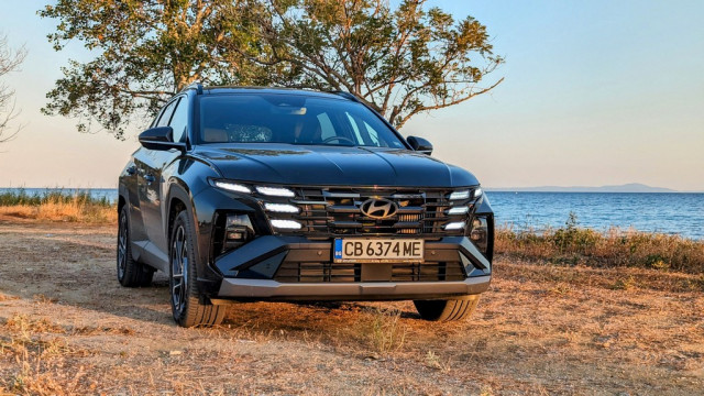 Hyundai Tucson Hybrid 2024, тест драйв