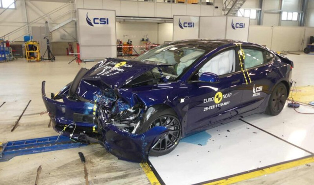 Tesla crash test