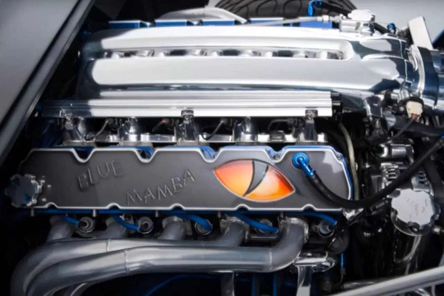 VW Karmann Ghia Blue Mamba