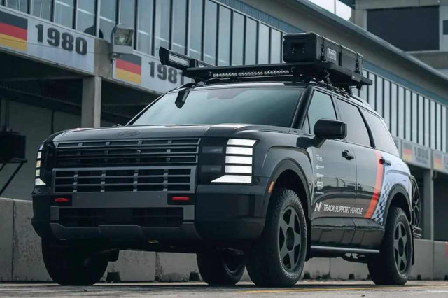Hyundai Palisade N Track Support Vehicle