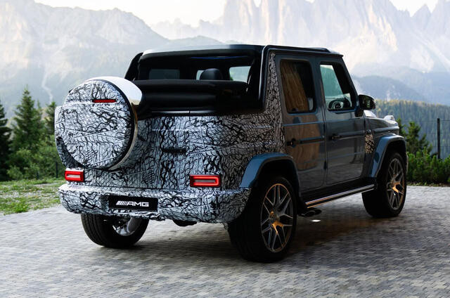 Mercedes G class 63 AMG cabrio 