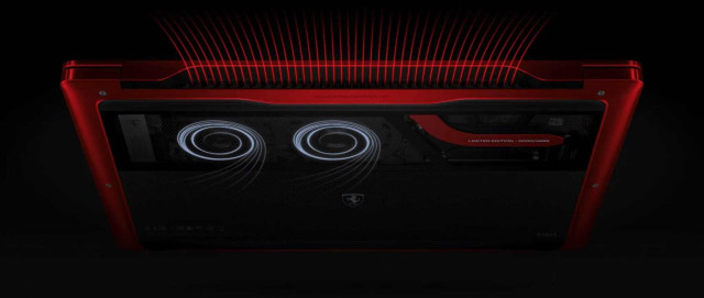 HP Limited Edition Scuderia Ferrari AI PC