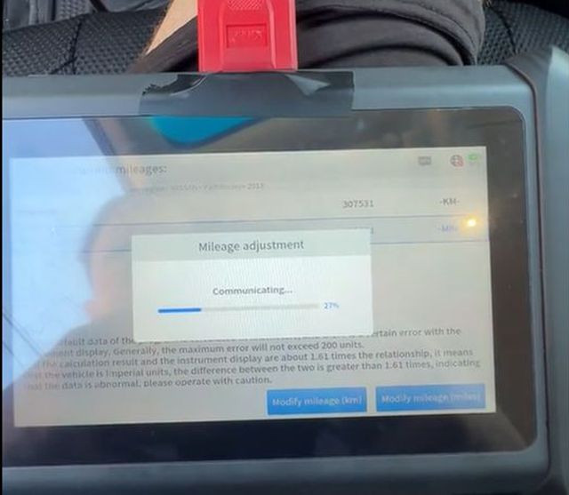 превъртане километраж