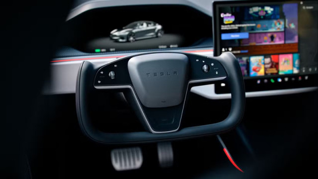 Tesla interior