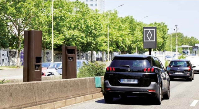 черен радар, бърза лента, Париж, Fareco