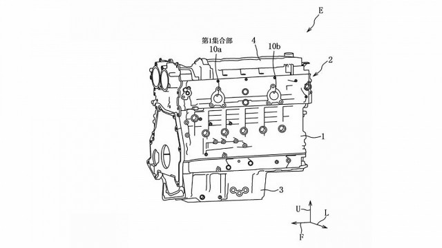 Mazda, патент, двигател
